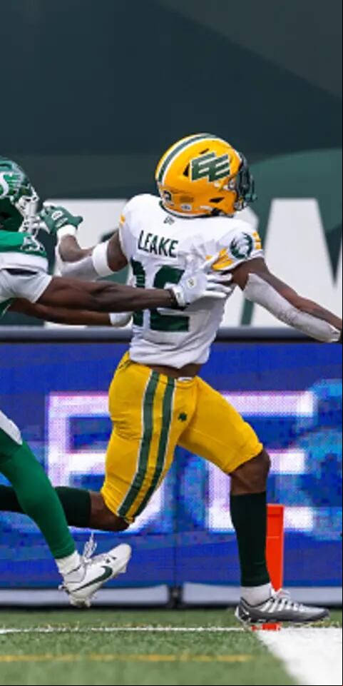 Javon Leake's Edmonton Elks featured in our CFL Week 10 picks and odds
