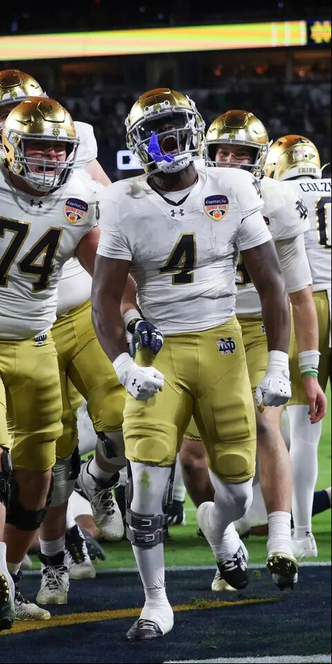 Notre Dame and Jeremiyah Love